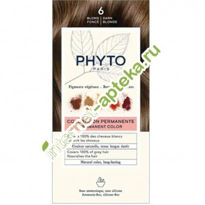 Фитосольба ФИТОКОЛОР 6 Краска для волос Темный блонд Phytosolba Phyto Color PHYTO (РH10023A99926)