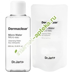 Доктор Джарт Дермаклиар Микро-Вода биоводородная для очищения и тонизирования кожи 250 мл + 150 мл Dr. Jart+ Dermaclear Micro Water + Refill (DC16-A)