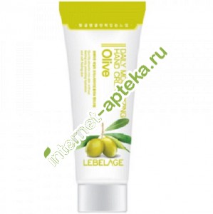 Лебелейдж Крем для рук увлажняющий с экстрактом оливы 100 мл Lebelage Daily Moisturizing Olive Hand Cream 100 ml (286389)