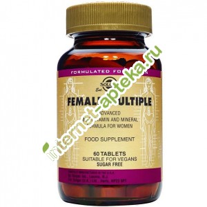  -    60  Solgar Female Multiple vitamin, Mineral and herbal formula for women