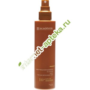 Академи Безопасный загар Спрей для чувствительной кожи Солнцезащитный SPF50+ 150 мл Academie Scientifique de Beaute Spray Peaux (0424000)