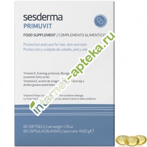 Сесдерма Примувит БАД к пище 60 кап Sesderma Primuvit Food supplement (40000039)