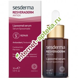 Сесдерма Резверадерм Сыворотка для лица Липосомальная Антиоксидантная 30 мл Sesderma Resveraderm Antiox Liposomal serum (40003324)