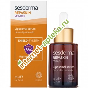 Сесдерма Репаскин Сыворотка для лица липосомальная предотвращающая фотоповреждения 30 мл Sesderma Repaskin Mender Liposomal serum (40001085-40003502)