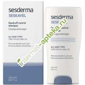 Сесдерма Сескавел Шампунь против перхоти 200 мл Sesderma Seskavel Dandruff control shampoo (40000150)