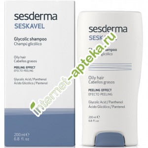Сесдерма Сескавел Шампунь с гликолевой кислотой 200 мл Sesderma Seskavel Glycolic shampoo (40000152)