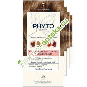 Фитосольба ФИТОКОЛОР 7 Краска для волос Блонд НАБОР (4 ШТУКИ) Phytosolba Phyto Color PHYTO (PH10011A99926NAB)