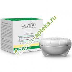 Хлавин Лавилин ТОП Дезодорант-крем для ног 10 мл Hlavin Lavilin Total Odor Protection (TOP) Foot Deodorant-cream (4043)