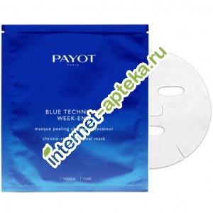 Payot Blue Techni Liss Маска-пилинг для лица обновляющая 1 штука Пайот (65116988) Пайот