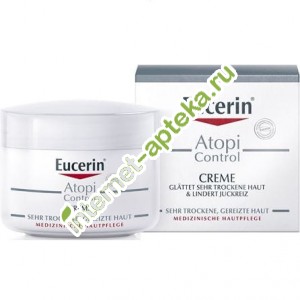 Эуцерин Атопиконтроль Крем для тела взрослых, детей и младенцев 75 мл Eucerin Atopicontrol (63363)