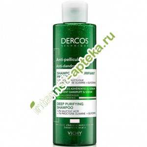 Виши Деркос Шампунь-пилинг Против перхоти Глубоко очищающий 250 мл Vichy Dercos Micro Peel Anti-Dandruff Scrub Shampoo (V288800)