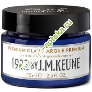 Кене Глина для волос Премиум Для мужчин 75 мл Keune Distiller for Men Premium Clay 1922 by J.M.KEUNE (21826)