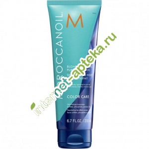 Moroccanoil Шампунь для волос Тонирующий С фиолетовым пигментом Color Blonde Perfecting Purple Shampoo 200 мл (140035) Мороканойл