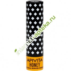 Апивита Био уход для губ Увлажняющий Мед 4,4 гр Apivita Lipcare Ecobio Honey (G66109)