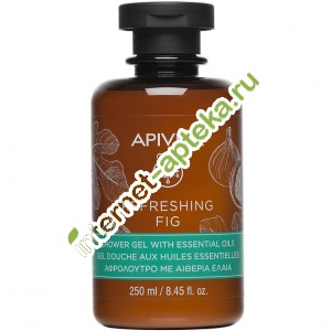 Апивита Освежающий инжир Гель для душа С эфирными маслами 250 мл Apivita Refreshing figs Shower Gel (G70335)