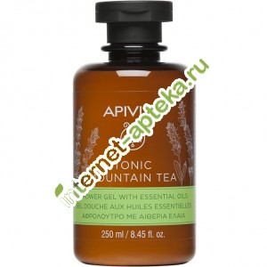 Апивита Тонизирующий горный чай Гель для душа С эфирными маслами 250 мл Apivita Tonic Mountain Tea Shower Gel (G73213)