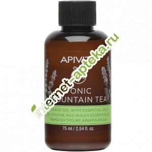 Апивита Тонизирующий горный чай Гель для душа С эфирными маслами 75 мл Apivita Tonic Mountain Tea Shower Gel (G68837)