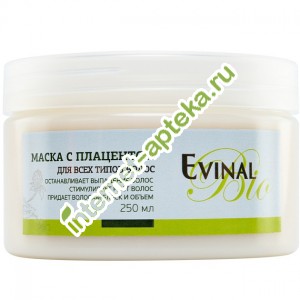 Эвиналь Маска для волос с экстрактом плаценты 250 мл Evinal