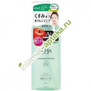 AHA Вода для снятия макияжа и умывания Мицеллярная 4 в 1 С фруктовыми кислотами для сухой и чувствительной кожи 300 мл AHA
