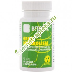 B Tonic Грин Метаболизм 559 мг 60 капсул B Tonic Green Metabolism