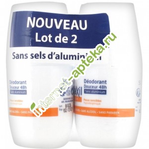 Этиаксил Дезодорант для чувствительной кожи Роликовый Без солей алюминия НАБОР 2 шт по 50 мл Etiaxil (ET0781)