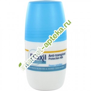 Этиаксил Дезодорант для чувствительной кожи Роликовый 50 мл Etiaxil Anti-transpirant protection 48h Deodorant (ET4951)