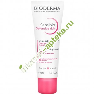 Биодерма Сенсибио Крем Насыщенный для чувствительной кожи Defensive 40 мл Bioderma Sensibio (28695)