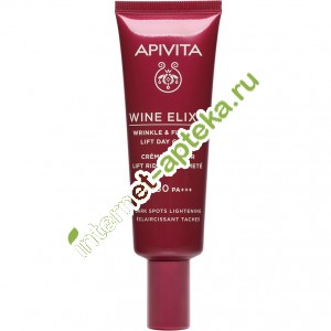Апивита Вайн Эликсир Крем-лифтинг SPF30 Осветляющий пигментные пятна 40 мл Apivita Wine Elixir (G59088)