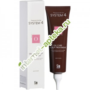 Система 4 Маска О для пилинга кожи головы для всех типов волос 75 мл System 4 Oil Cure Scalp Treatment O