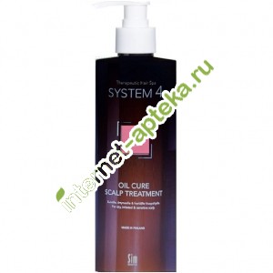Система 4 Маска О для пилинга кожи головы для всех типов волос 500 мл System 4 Oil Cure Scalp Treatment O