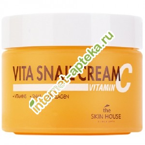 Скин Хаус Крем с витаминами и муцином улитки Освежающий 50 мл The Skin House Vita Snail Cream (821503)