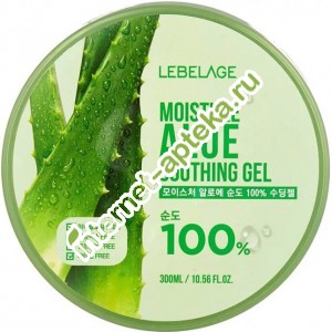 Лебелейдж Гель увлажняющий успокаивающий с экстрактом алоэ 100 мл Lebelage Moisture Aloe Purity 100% Soothing Gel 300 ml (654004)
