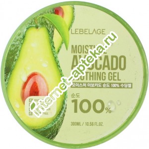 Лебелейдж Гель успокаивающий увлажняющий с экстрактом авокадо 300 мл Lebelage Avocado Purity Gel 300 ml (958511)