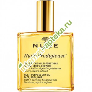 Нюкс Продижьез Масло для лица тела и волос Сухое 50 мл Nuxe huile Prodigieuse (38031)