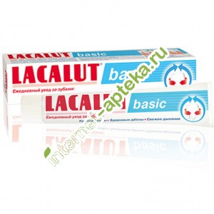 Lacalut Зубная паста Бейсик Basic 75 мл (Лакалют)